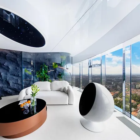 Lägenhet Sky Tower Z Jakuzzi Przy Oknie *
