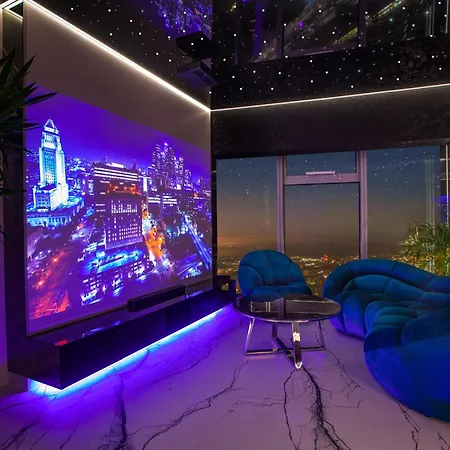 Apartament Sky Tower Z Wanna Przy Oknie *