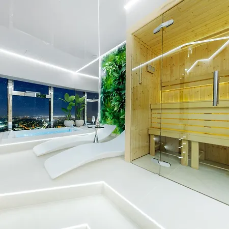 Apartman Sky Tower Z Jakuzzi Przy Oknie By Bqqk Wrocław