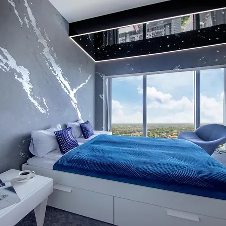 アパート Sky Tower Z Jakuzzi Przy Oknie By Bqqk ヴロツワフ