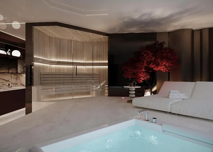 Sky Tower Z Jakuzzi Przy Oknie By Bqqk Appartamento